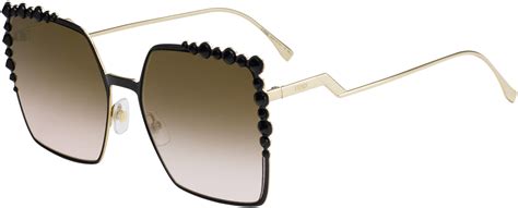 fendi ff 0259/s 02o5 square black sunglasses|Fendi Ff 0259/S sunglasses .